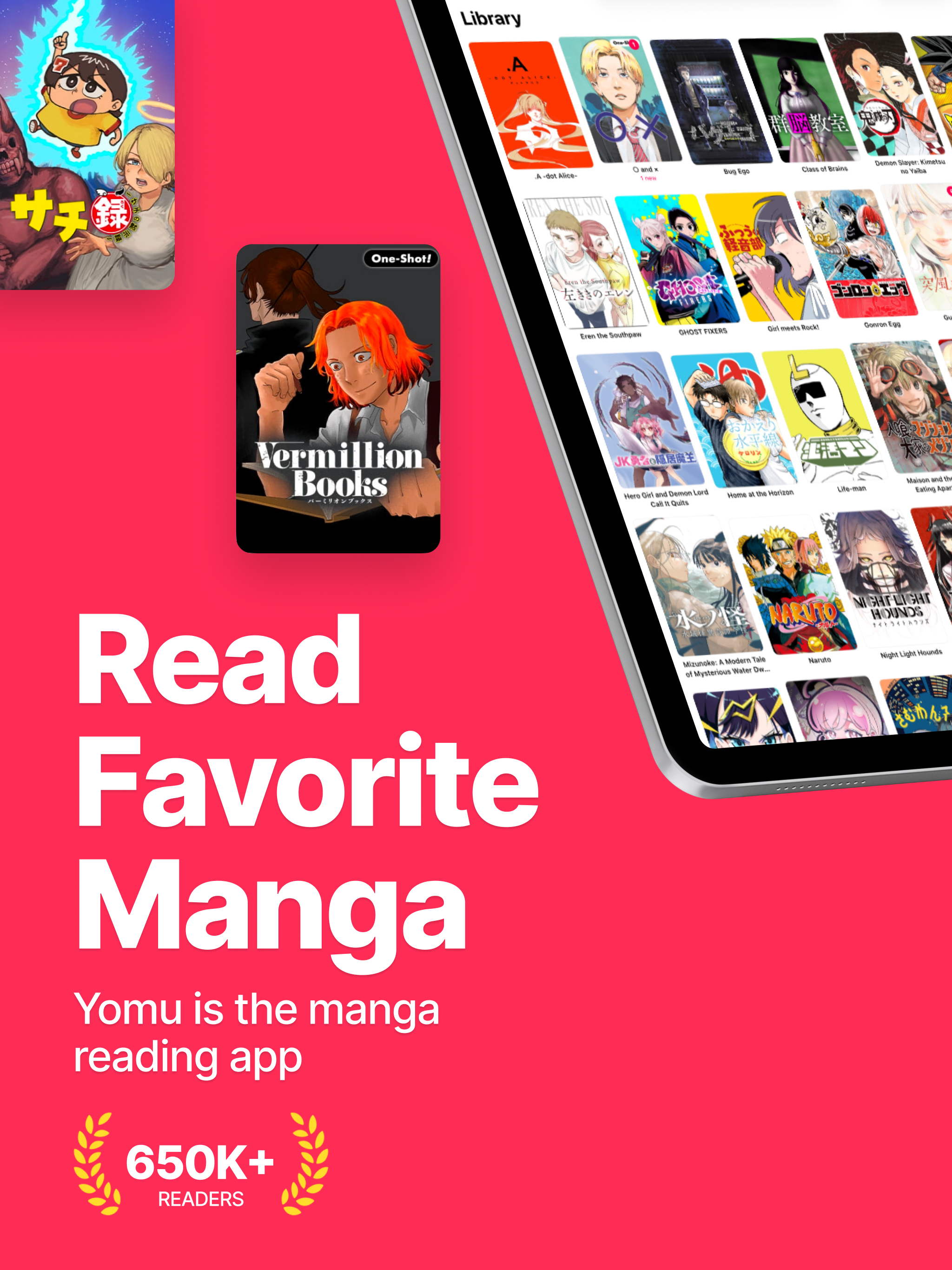 Yomu on iPad